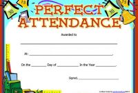 Attendance Certificate Template Word 11