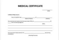 Australian Doctors Certificate Template 3