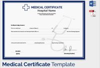 Australian Doctors Certificate Template 9