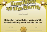 Best Employee Award Certificate Templates 4