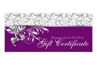 Elegant Gift Certificate Template 4