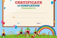 Free Kids Certificate Templates 6