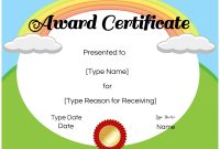 Free Kids Certificate Templates 7