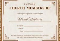 New Member Certificate Template 5