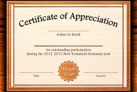 Template for Certificate Of Appreciation In Microsoft Word12