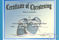 Baby Christening Certificate Template 8