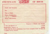Birth Certificate Template Uk 8