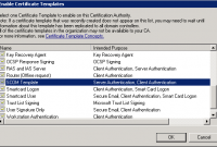 Certificate Authority Templates 6