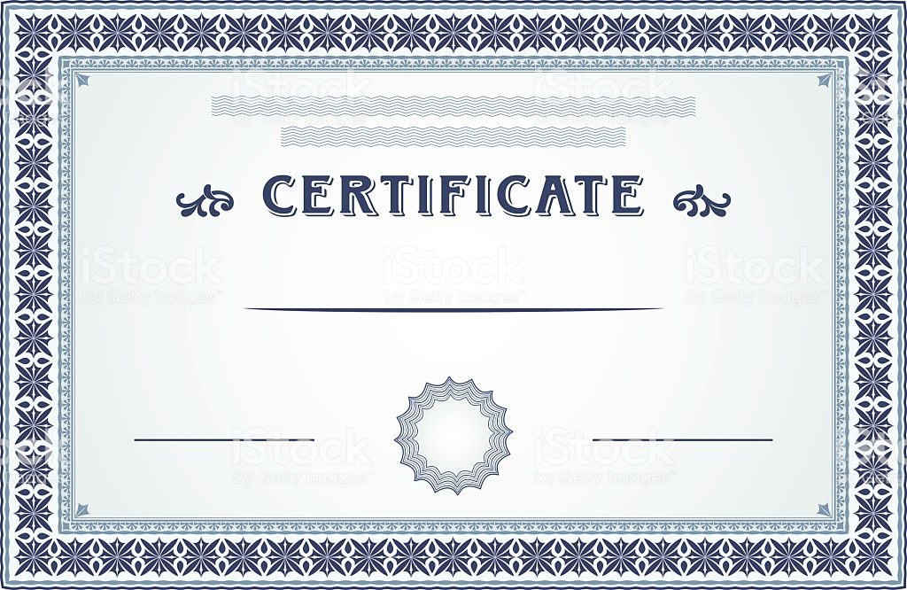 Certificate Border Design Templates