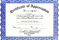 Certificate Of Appreciation Template Doc 3