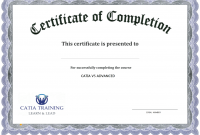Certificate Of Completion Template Word 4