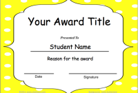 Classroom Certificates Templates 7