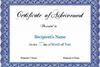Downloadable Certificate Templates for Microsoft Word 11