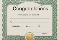 Felicitation Certificate Template 5