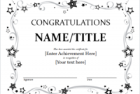 Felicitation Certificate Template 6