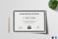 Felicitation Certificate Template 8