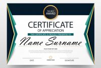 Free Certificate Of Appreciation Template Downloads