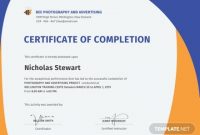 Free Completion Certificate Templates for Word 0