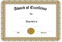Free Funny Award Certificate Templates for Word 0