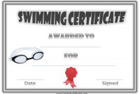 Free Swimming Certificate Templates 8