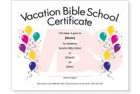 Free Vbs Certificate Templates 9