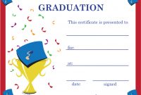 Graduation Certificate Template Word 9