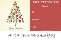 Homemade Christmas Gift Certificates Templates 13