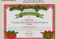 Homemade Christmas Gift Certificates Templates 9