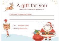 Kids Gift Certificate Template 3