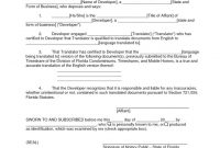 Mexican Marriage Certificate Translation Template 2