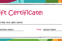 Microsoft Gift Certificate Template Free Word 4