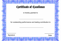 Printable Certificate Of Recognition Templates Free 8