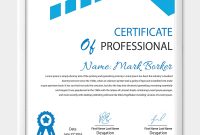 Professional Certificate Templates For Word