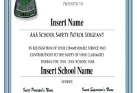 Safety Recognition Certificate Template 8