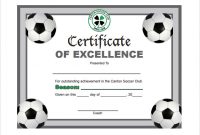 Soccer Award Certificate Templates Free 4