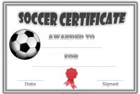 Soccer Certificate Template Free 3