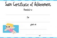 Swimming Certificate Templates Free 14