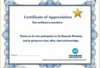 Thanks Certificate Template 5