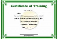 Workshop Certificate Template 3