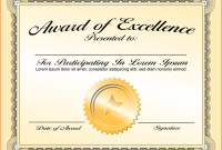 Award Certificate Design Template 10