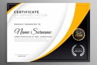 Award Certificate Design Template 12