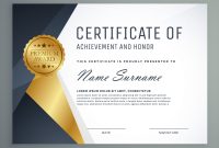 Award Certificate Design Template 2
