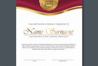 Award Certificate Design Template 4