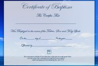 Baptism Certificate Template Download 8