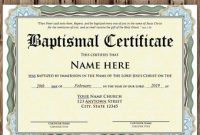Baptism Certificate Template Download 9