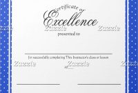 Certificate Of Excellence Template Word 4