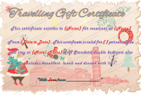 Free Travel Gift Certificate Template 4