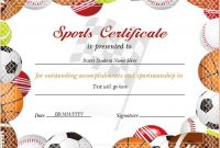 Free softball Certificate Templates 8