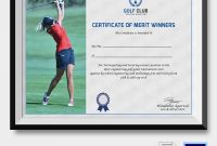 Golf Certificate Templates for Word 8