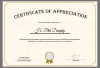 Gratitude Certificate Template 5